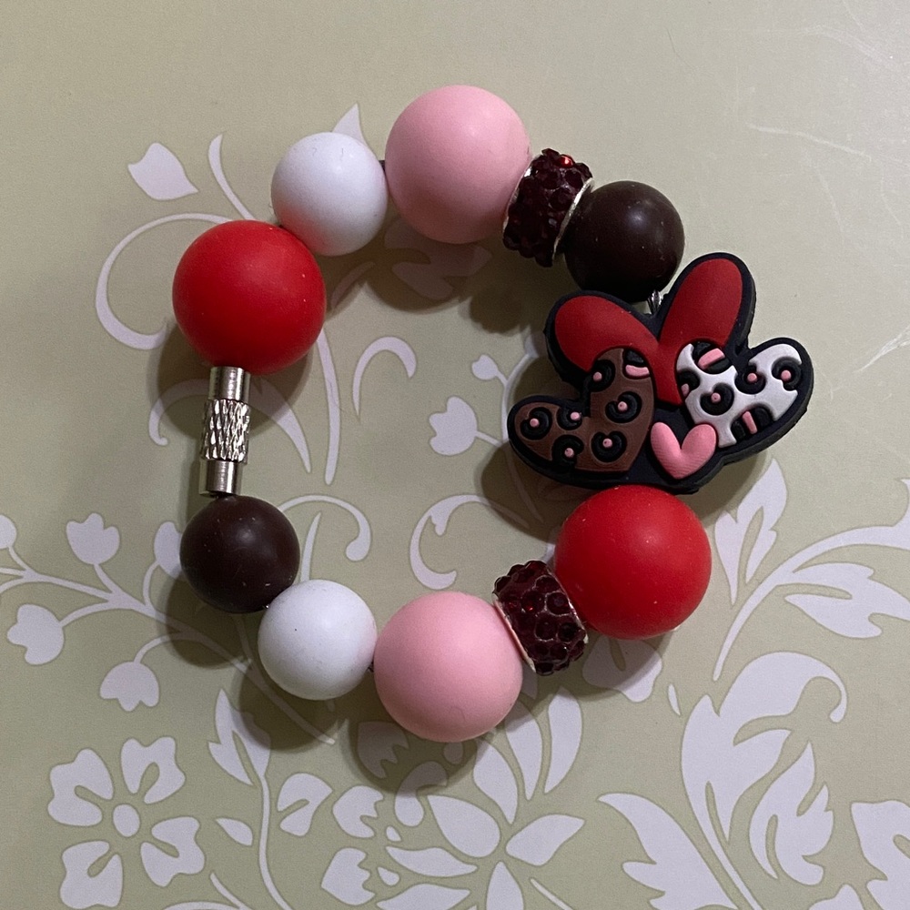 Chocolate Heart Stanley Cup Bracelet
